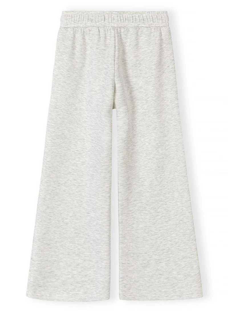 مينوتي Girls wide leg joggers mottled grey